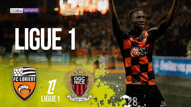Cầu thủ Nice và Lorient tranh chấp quả bóng trên sân cỏ - Phân tích chiến